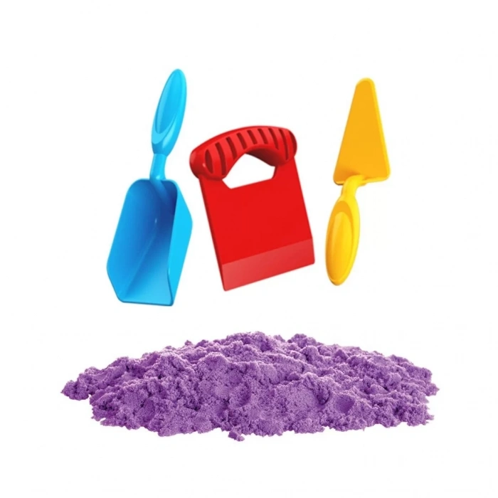 Üreticiniz 03694 Aksesuarlı Mor Kinetik Oyun Kumu 1000 Gr