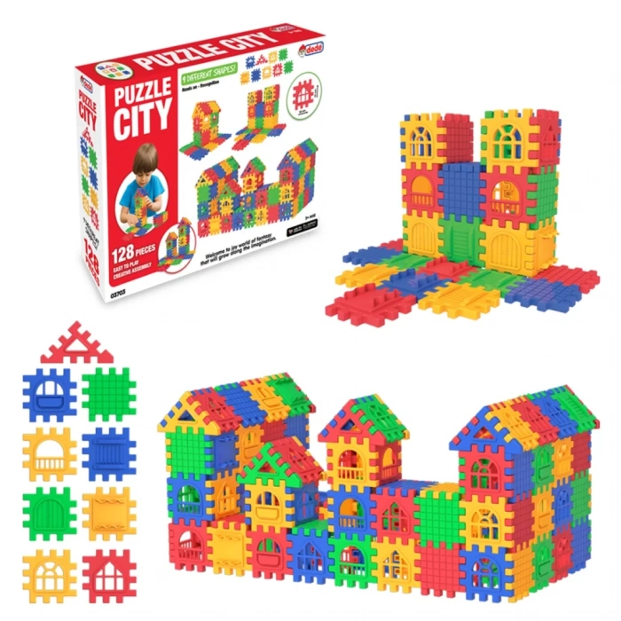 Üreticiniz 03703 Puzzle City 128 Parça