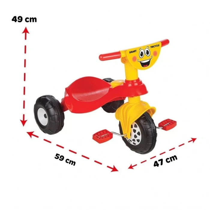 Üreticiniz 07 132k Bisiklet Kırmızı -nessiworld Oyuncak