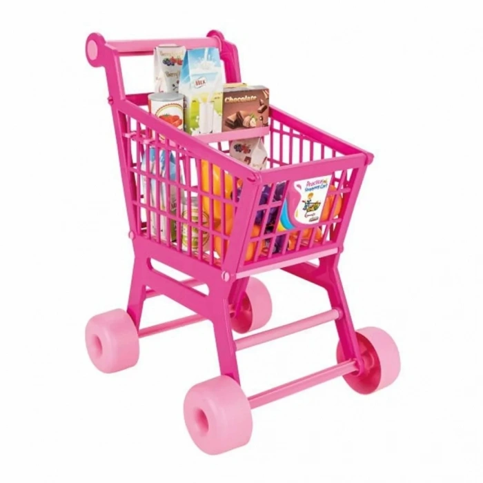 Üreticiniz 07 608   Pratik Pembe Market Arabası (meyve Ve Sebze)