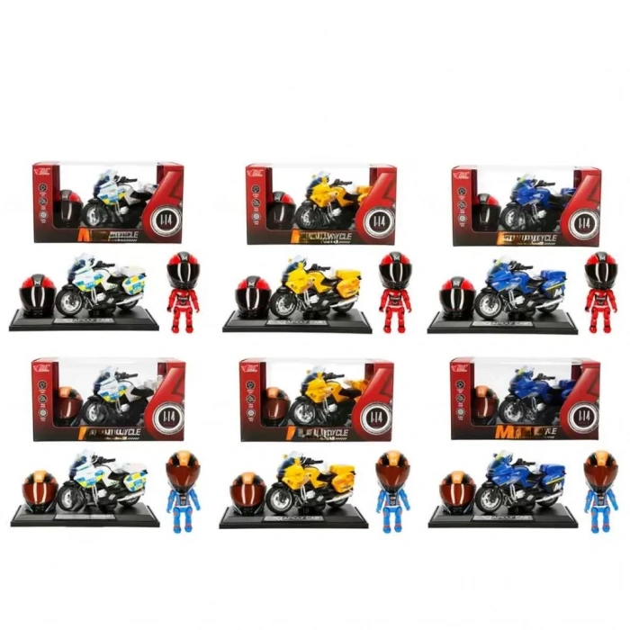 Üreticiniz 1:14 Sesli Ve Işıklı  Çek Bırak Motosiklet