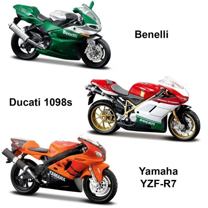 Üreticiniz 1:18 Nessiworld Motorsiklet (adet Fiyatıdır)