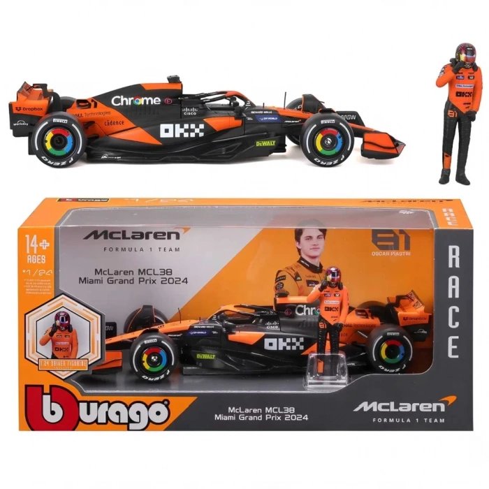 Üreticiniz 1:24 Mcl38 Model Araç