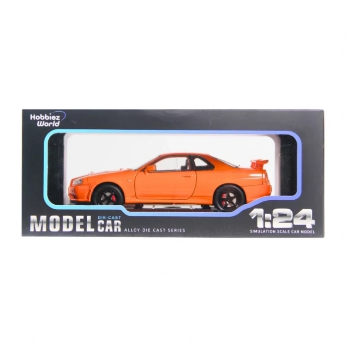 Üreticiniz 1/24 R34 Turuncu Araba