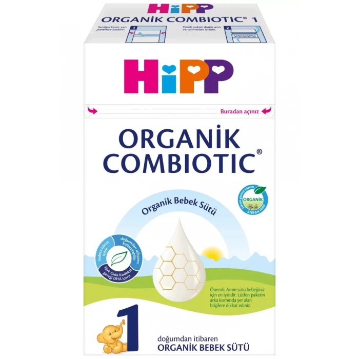 Üreticiniz 1 Organik Combiotic Bebek Sütü 600 Gr