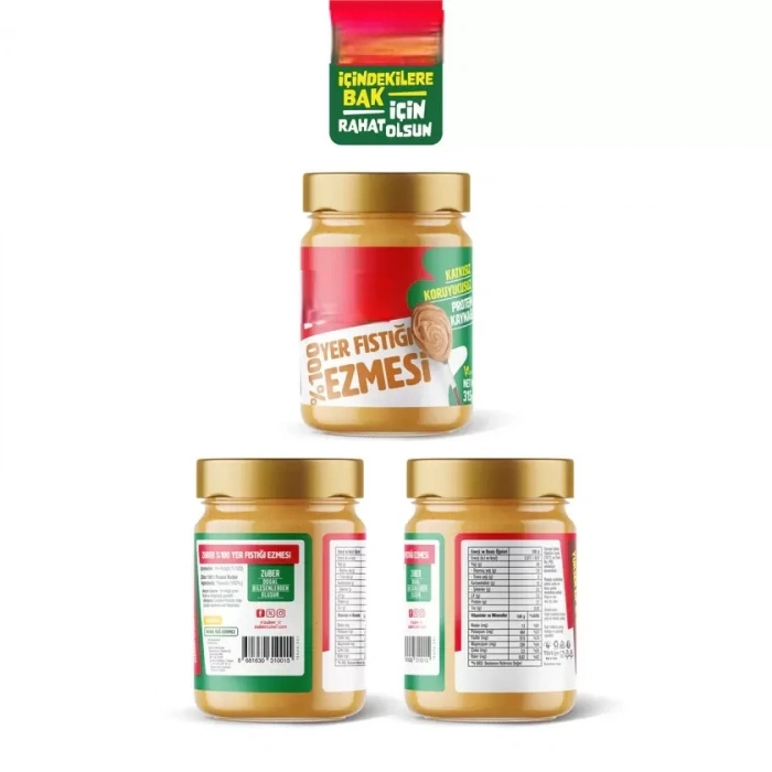 Üreticiniz %100 Yer Fıstığı Ezmesi 315 Gr
