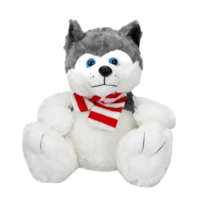 Üreticiniz 1030 Oturan Husky Atkılı Köpek 30 Cm
