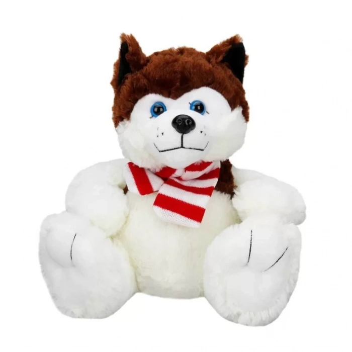 Üreticiniz 1030 Oturan Husky Atkılı Köpek 30 Cm
