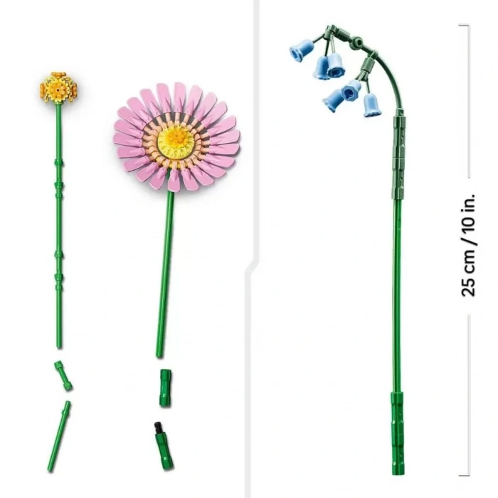 Üreticiniz 10347 İconic Pembe Çiçek Buketi 373 Parça +9 Yaş
