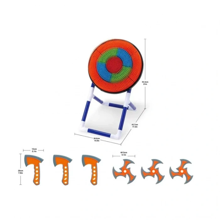 Üreticiniz 11912 Sun-aoj-dart Target Set Axes N Stars Ayaklı