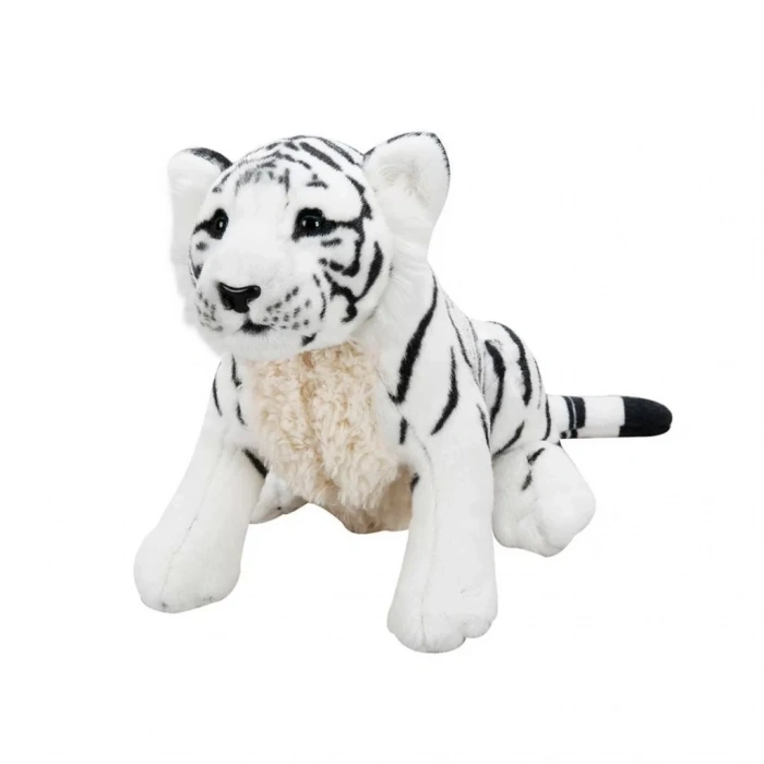 Üreticiniz 1415 Peluş Yavru Beyaz Kaplan 45 Cm