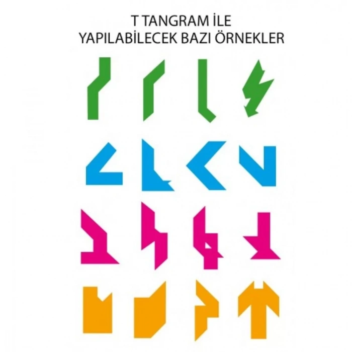 Üreticiniz 1431 , T Tangram 4 Parça