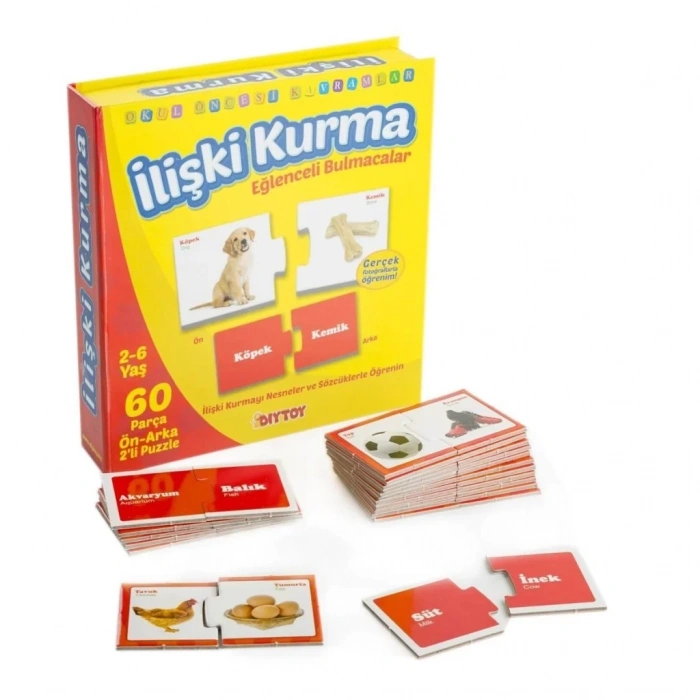 Üreticiniz 1437 Eğlenceli Bulmacalar - İlişki Kurma / 2-6 Yaş
