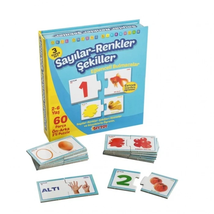 Üreticiniz 1444 Eğlenceli Bul Sayılar Renkler Şekiller
