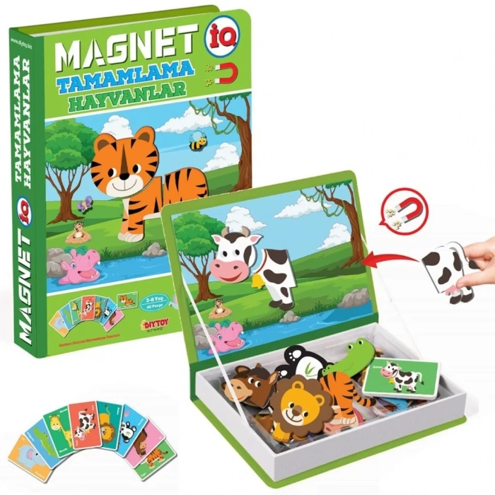 Üreticiniz 1512  Magnet Tamamlama - Hayvanlar/ +3 Yaş