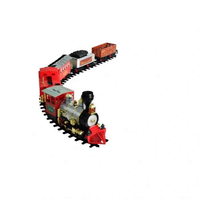 Üreticiniz 1555 Klasik Tren Seti Sesli Ve Işıklı 35 Parça