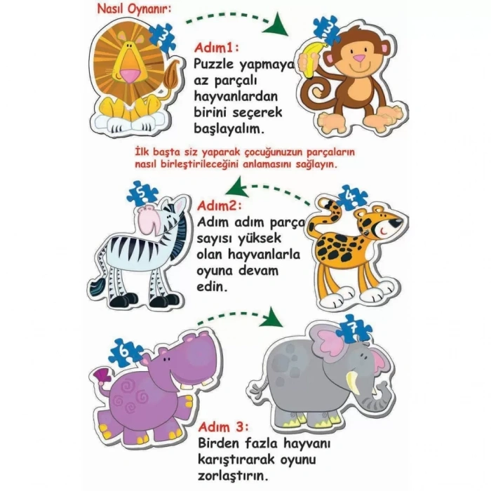 Üreticiniz 1703 Baby Puzzle Benim İlk Hayvanlar Puzzlem