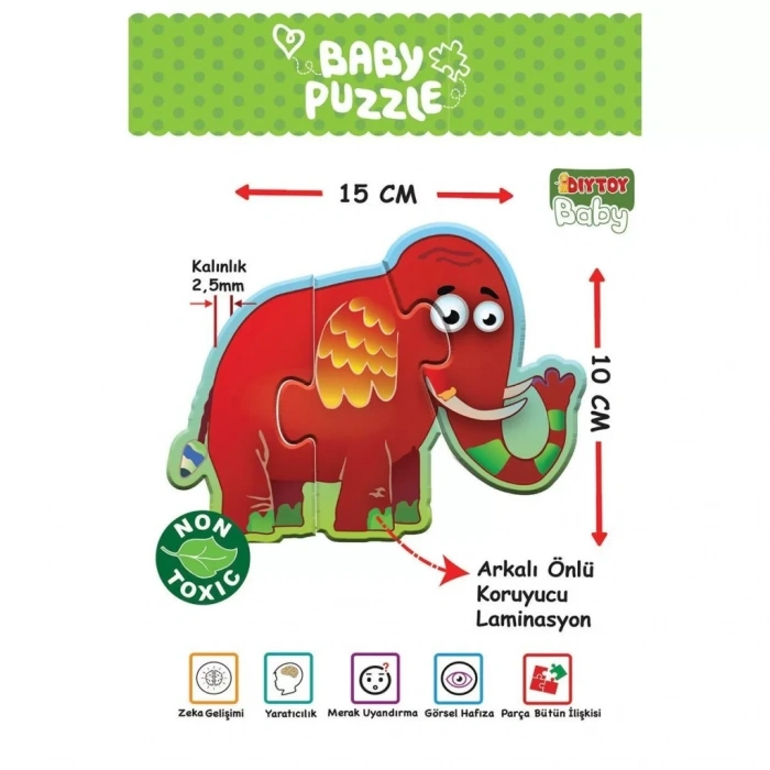 Üreticiniz 1727 Baby Puzzle Benim İlk Puzzlem Orman Hayvanları