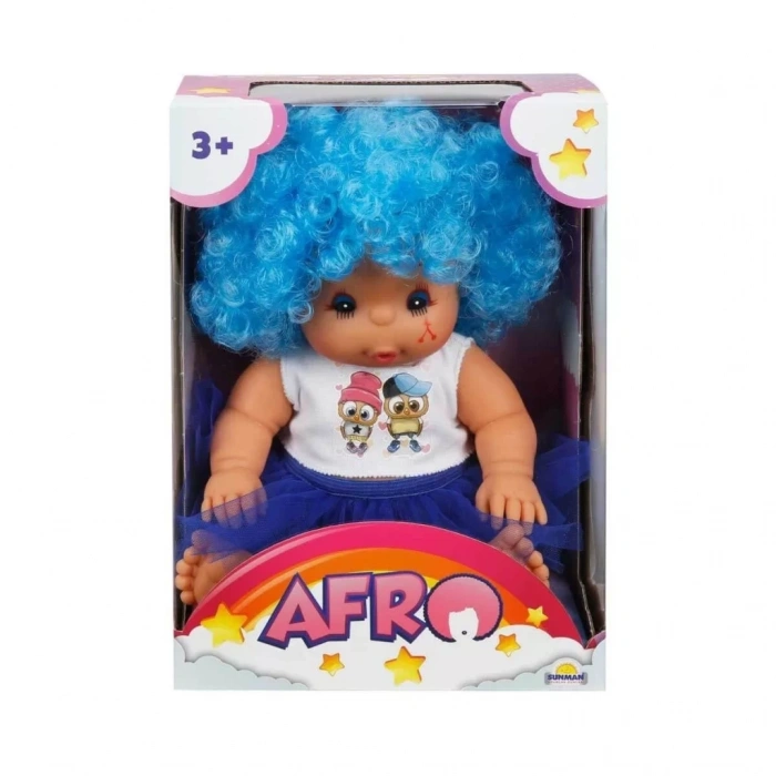 Üreticiniz 20040 Afro Kıvırcık Saçlı Bebek 23 Cm -nessiworld