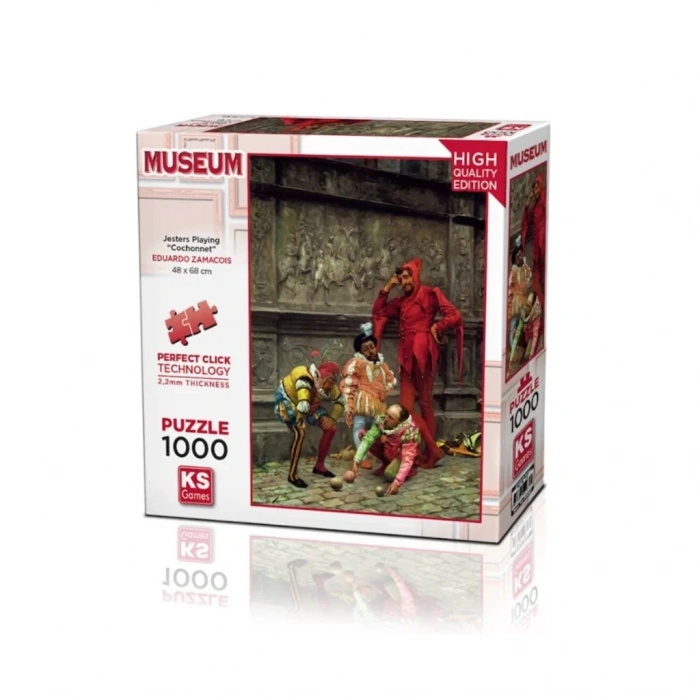 Üreticiniz 20662 Jesters Playing Cochonnet 1000 Parça Puzzle -nessiworld Puzzle