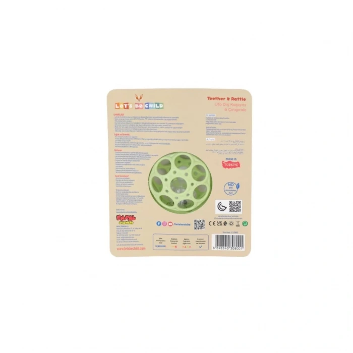 Üreticiniz 30800  Ufo Diş Kaşıyıcı & Çıngırak +0 Ay
