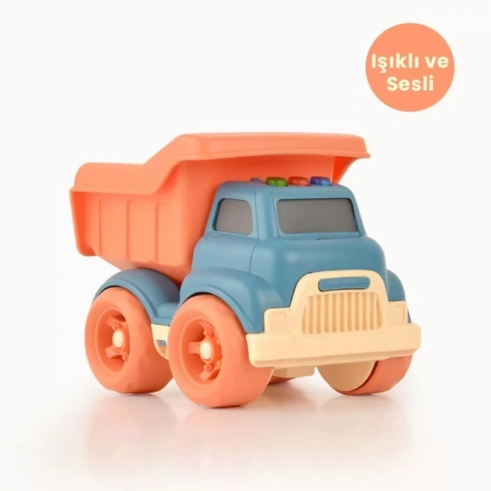 Üreticiniz -31016 Sesli Ve Işıklı Minik Kamyon