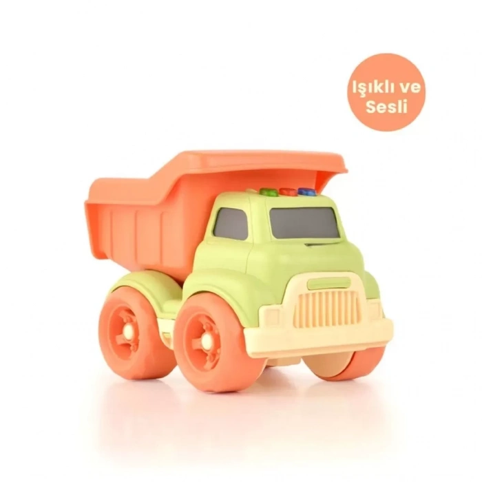 Üreticiniz -31016 Sesli Ve Işıklı Minik Kamyon