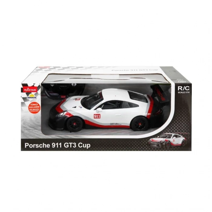 Üreticiniz 31343 1:14 Porsche 911 Gt3 Cup Uzaktan Kumandalı Işıklı Araba