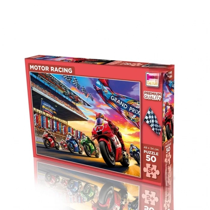 Üreticiniz 31753 Motor Racing 50 Parça Puzzle