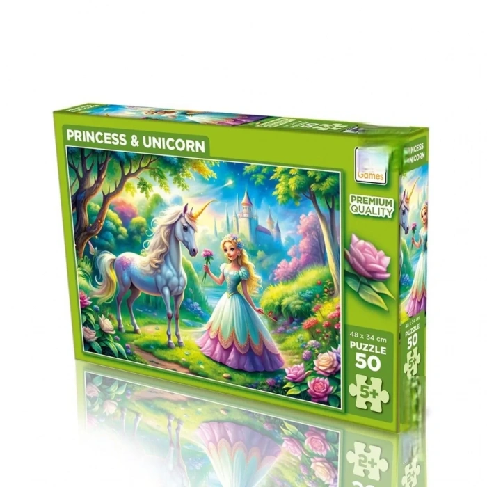 Üreticiniz 31755 Prınces Unıcorn 50 Parça Puzzle