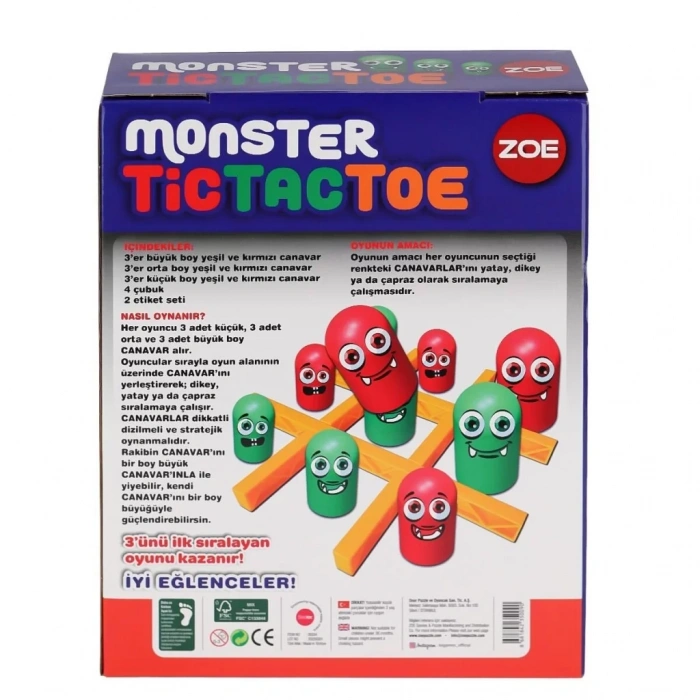 Üreticiniz 35009 Zoe Tic Tac Toe -ks Game