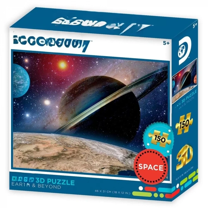 Üreticiniz 3d Dünya Ve Ötesi Puzzle 150 Parça