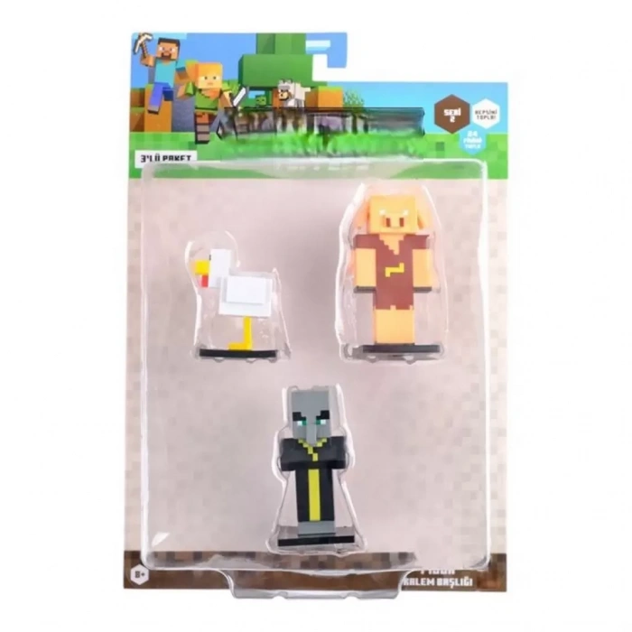 Üreticiniz 3d Toppeez 3lü Figür Seti Seri 2