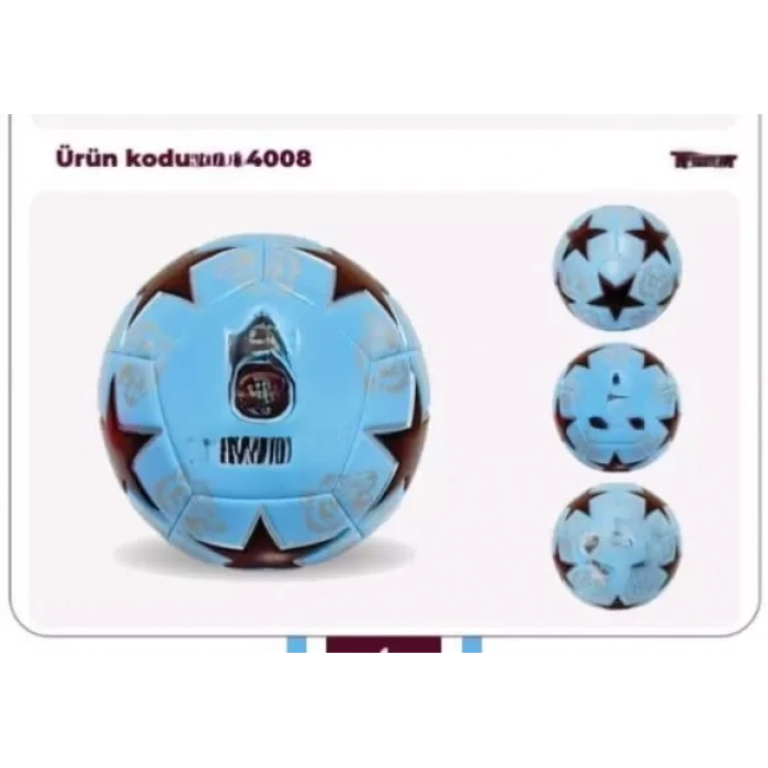 Üreticiniz 4008 Bordo Mavi Futbol Topu