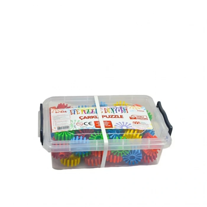 Üreticiniz 414 Kutu 60 Parça Çarklı Puzzle