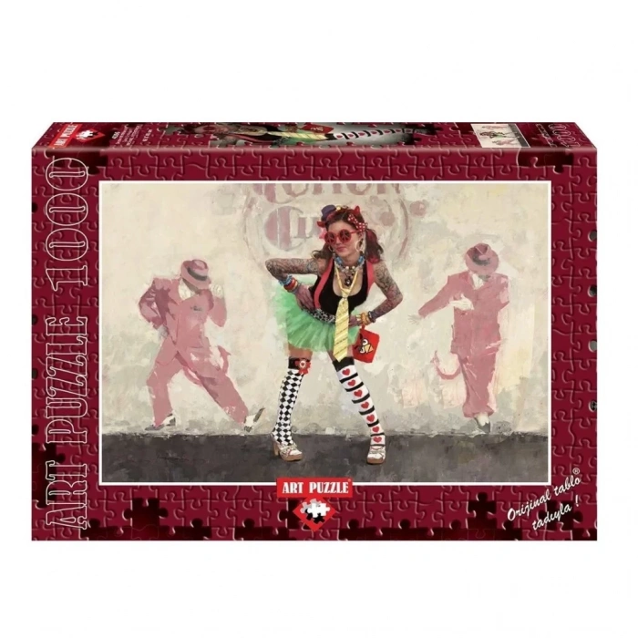 Üreticiniz 4355 Art Puzzle Şeytan Mı? Melek Mi? 1000 Parça Puzzle