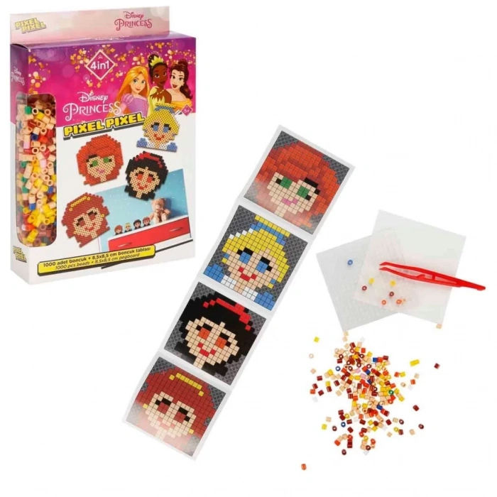 Üreticiniz 4in1nessiworld Princess Pixel Pixel Boncuk Aktivite Ve Oyuncak Seti