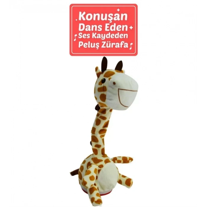 Üreticiniz 50109 40 Cm Konuşan Şaşkın Zürafa -hly
