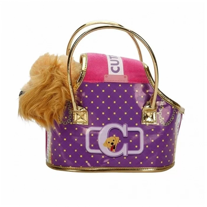 Üreticiniz 50585 Taşıma Çantalı Peluş Köpek -nessiworld