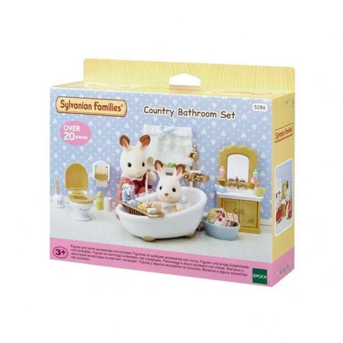 Üreticiniz 5286 Sylvanian Families, Banyo Seti, 20 Parça ,+3 Yaş, Figürler Ayrı Satılır.