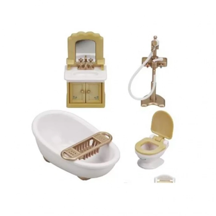 Üreticiniz 5286 Sylvanian Families, Banyo Seti, 20 Parça ,+3 Yaş, Figürler Ayrı Satılır.