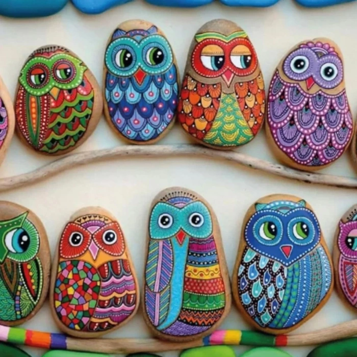 Üreticiniz 5307 Taş Boyama - Stone Painting / +6 Yaş
