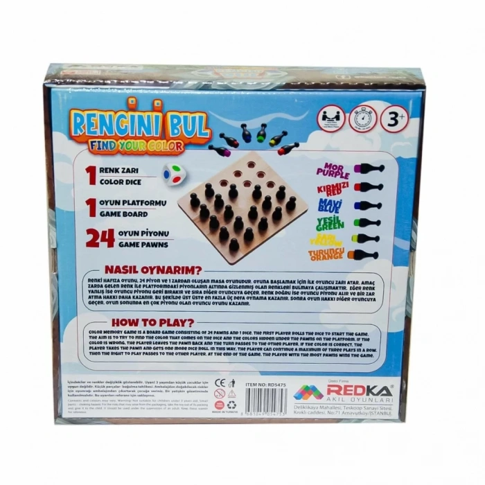 Üreticiniz 5475 Rengini Bul