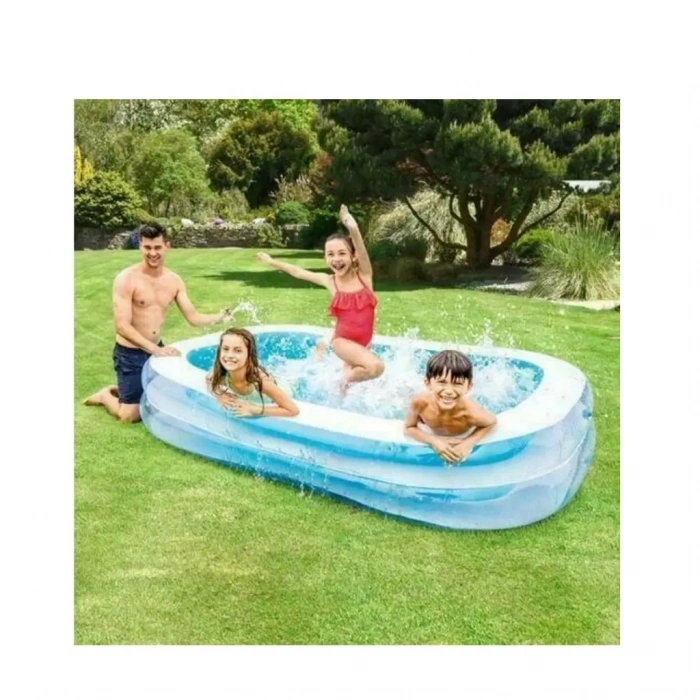 Üreticiniz 56483 Havuz Şeffaf Aile Havuzu 262x175x56