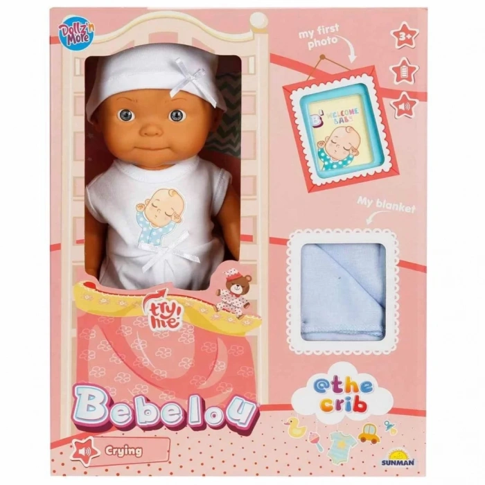 Üreticiniz 5683 Sesli Hoş Geldin Bebeği 30 Cm -nessiworld