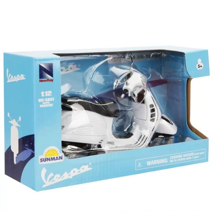 Üreticiniz 57243 Nessiworld- Vespa  Gts 300 Super Beyaz Motor 1:12