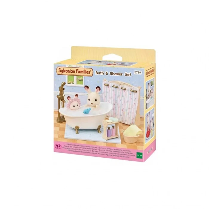 Üreticiniz 5739 Sylvanian Families Banyo Ve Duş Seti (figürler Dahil Değildir) +3 Yaş