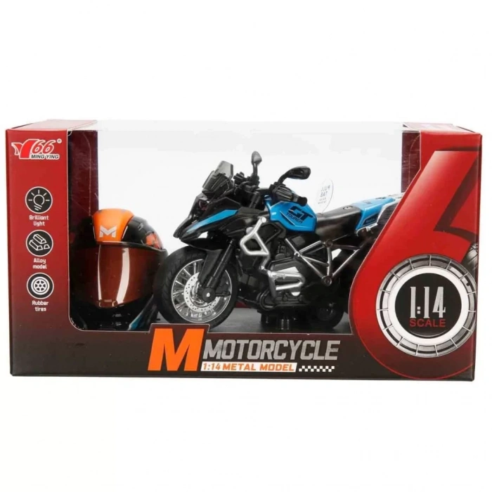 Üreticiniz 5834 Motosiklet 1 14 Kasklı Figür Pb 3r Ses Işık
