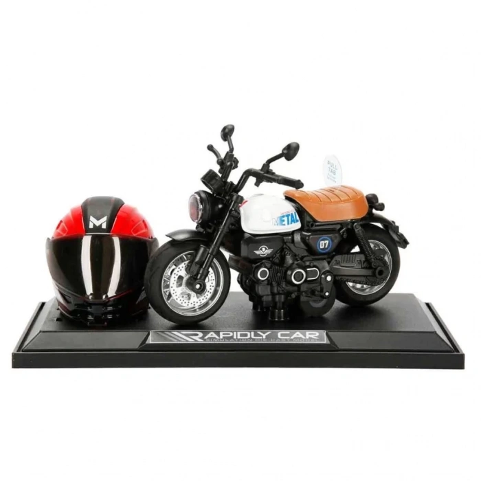 Üreticiniz 5835 Motosiklet 1 14  Kasklı Figür Pb 3r Ses Işık