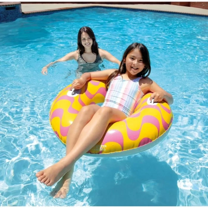 Üreticiniz 59256 Tutamaçlı Girdap Halkaları Desenli Simit 91 Cm